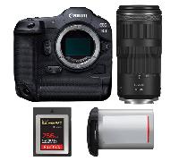 Fotocamera mirrorless Canon EOS R3 + RF 100-400mm f/5.6-8 IS USM + 1 SanDisk 256GB Extreme PRO CFexpress Type B + Canon LP-E19 + Ebook 20 consigli per foto che colpiscono - Nouvo