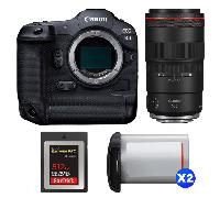 Fotocamera mirrorless Canon EOS R3 + RF 100mm f/2.8 L Macro IS USM + 1 SanDisk 512GB Extreme PRO CFexpress Type B + 2 Canon LP-E19 + Ebook 20 consigli per foto che colpiscono - Nouvo