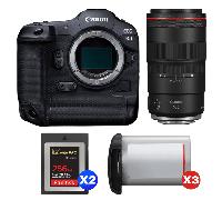 Fotocamera mirrorless Canon EOS R3 + RF 100mm f/2.8 L Macro IS USM + 2 SanDisk 256GB Extreme PRO CFexpress Type B + 3 Canon LP-E19 + Ebook 20 consigli per foto che colpiscono - Nouvo
