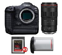 Fotocamera mirrorless Canon EOS R3 + RF 100mm f/2.8 L Macro IS USM + 3 SanDisk 256GB Extreme PRO CFexpress Type B + Canon LP-E19 + Ebook 20 consigli per foto che colpiscono - Nouvo