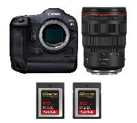 Fotocamera mirrorless Canon EOS R3 + RF 24-70mm f/2.8 L IS USM + 2 SanDisk 512GB Extreme PRO CFexpress Type B + Ebook 20 consigli per foto che colpiscono - Nouvo
