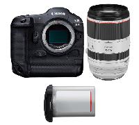 Fotocamera mirrorless Canon EOS R3 + RF 70-200mm f/2.8 L IS USM + 1 Canon LP-E19 + Ebook 20 consigli per foto che colpiscono - Nouvo