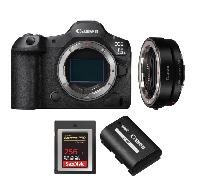 Fotocamera mirrorless Canon EOS R5 Mark II + EF-EOS R + 1 SanDisk 256GB Extreme PRO CFexpress Type B + 1 Canon LP-E6P + Ebook 20 consigli per foto che colpiscono - Nouvo
