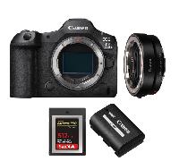 Fotocamera mirrorless Canon EOS R5 Mark II + EF-EOS R + 1 SanDisk 512GB Extreme PRO CFexpress Type B + 1 Canon LP-E6P + Ebook 20 consigli per foto che colpiscono - Nouvo