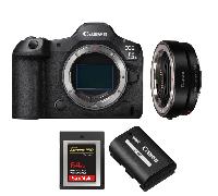 Fotocamera mirrorless Canon EOS R5 Mark II + EF-EOS R + 1 SanDisk 64GB Extreme PRO CFexpress Type B + 1 Canon LP-E6P + Ebook 20 consigli per foto che colpiscono - Nouvo