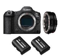 Fotocamera mirrorless Canon EOS R5 Mark II + EF-EOS R + 2 Canon LP-E6P + Ebook 20 consigli per foto che colpiscono - Nouvo