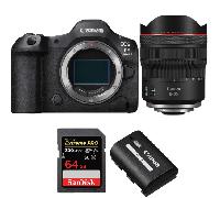 Fotocamera mirrorless Canon EOS R5 Mark II + RF 10-20mm f/4 L IS STM + 1 SanDisk 64GB Extreme PRO UHS-II + 1 Canon LP-E6P + Ebook 20 consigli per foto che colpiscono - Nouvo
