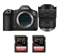 Fotocamera mirrorless Canon EOS R5 Mark II + RF 10-20mm f/4 L IS STM + 2 SanDisk 64GB Extreme PRO UHS-II + Ebook 20 consigli per foto che colpiscono - Nouvo
