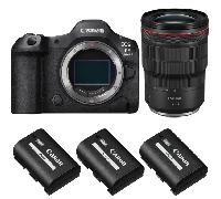 Fotocamera mirrorless Canon EOS R5 Mark II + RF 15-35mm f/2.8 L IS USM + 3 Canon LP-E6P + Ebook 20 consigli per foto che colpiscono - Nouvo