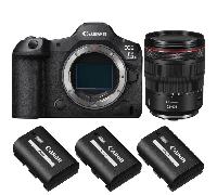 Fotocamera mirrorless Canon EOS R5 Mark II + RF 24-105mm f/4 L IS USM + 3 Canon LP-E6P + Ebook 20 consigli per foto che colpiscono - Nouvo
