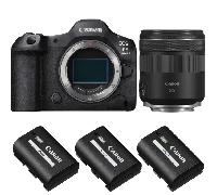 Fotocamera mirrorless Canon EOS R5 Mark II + RF 85mm f/2 Macro IS STM + 3 Canon LP-E6P + Ebook 20 consigli per foto che colpiscono - Nouvo