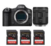 Fotocamera mirrorless Canon EOS R5 Mark II + RF 85mm f/2 Macro IS STM + 3 SanDisk 512GB Extreme PRO UHS-II + Ebook 20 consigli per foto che colpiscono - Nouvo