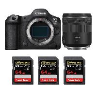 Fotocamera mirrorless Canon EOS R5 Mark II + RF 85mm f/2 Macro IS STM + 3 SanDisk 64GB Extreme PRO UHS-II + Ebook 20 consigli per foto che colpiscono - Nouvo
