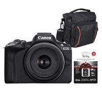 FOTOCAMERA MIRRORLESS CANON EOS R50, Risoluzione 25.5Mp, Zoom ottico 18 - 45 mm