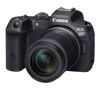 Fotocamera mirrorless Canon EOS R7 con obiettivo 18-150 mm