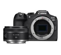 FOTOCAMERA MIRRORLESS CANON EOS R7 RF 50mm F1.8 STM, Risoluzione 34.4Mp, Impermeabile