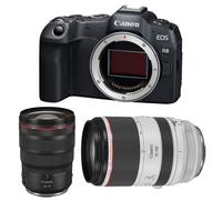 Fotocamera Mirrorless Canon EOS R8 24.2MP 24-70mm 70-200mm Full-Frame WiFi Bluetooth