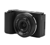 Fotocamera Mirrorless HD da 64 MP 5K con Touch Screen Ruotabile da 3,2 Pollici, Messa a Fuoco Intelligente, Zoom Ottico 5X, Obiettivo Anteriore e Posteriore, Fotocamera da