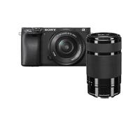 FOTOCAMERA MIRRORLESS SONY A6400 corpo + 16-50 mm + 55-210 mm