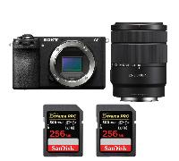 Fotocamera mirrorless Sony A6700 + 18-135mm f/3.5-5.6 OSS + 2 SanDisk 256GB Extreme PRO UHS-II + Ebook 20 consigli per foto che colpiscono - Nouvo
