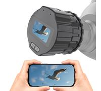 Fotocamera oculare digitale con video HD 2K e WiFi, accessorio per microscopio telescopio, adattatore oculare da 25-50 mm, schermo Live View, memoria da 64 GB, controllo tramite app