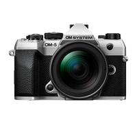 Fotocamera OM System OM-5 Mark II con obiettivo M.Zuiko Digital 12-45mm F4 PRO, Argento - Nouvo