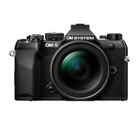 Fotocamera OM SYSTEM OM-5 Mark II Micro Quattro Terzi con obiettivo M.Zuiko Digital ED 12-45mm PRO, sensore Live MOS da 20 MP, stabilizzazione su 5 assi, IP53, scatto HighRes a mano libera da 50 MP
