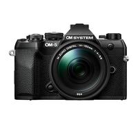 Fotocamera OM SYSTEM OM-5 Mark II Micro Quattro Terzi con obiettivo M.Zuiko Digital ED 14-150mm II, sensore Live MOS da 20 MP, stabilizzazione su 5 assi, IP53, scatto HighRes a mano libera da 50 MP