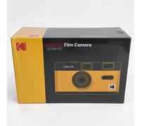 Fotocamera pellicola Kodak ULTRA F9 35mm messa a fuoco fissa punto flash e sc...
