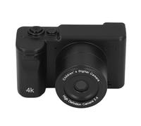 Fotocamera per Bambini, 12MP 1080P HD, Schermo IPS, Treppiede, Filtri Multi Colore, Materiale ABS per il di Compleanno delle Ragazze dei Ragazzi, Stabilizzazione (BLACK)