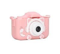Fotocamera per Bambini, 2000 W Pixel Auto Silicone per Fotocamera Portatile per Bambini per Regalo di Compleanno (rosa)
