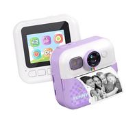 Fotocamera per bambini con doppia lente da 48 MP e stampa termica per fotografia creativa e fotocamera divertente per bambini