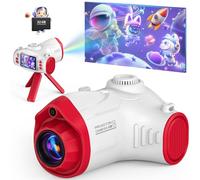 Fotocamera per bambini con proiettore, grande schermo 1080P Vedio Selfie Camera con treppiede, capacità di memoria di 32 GB, fotocamera per bambini per età 6 7 8 9 10 11 12, regali di compleanno
