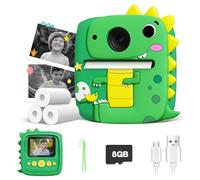 Fotocamera per bambini con stampa istantanea, fotocamera digitale per bambini 1080p, giocattoli per bambine dai 3 ai 9 anni, regali di Natale e compleanno, giocattoli per bambini di 3, 4, 5, 6, 7, 8