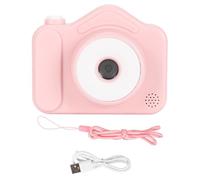 Fotocamera per bambini, fotocamera per bambini con messa a fuoco automatica da 20 MP per video per ragazzi (rosa)