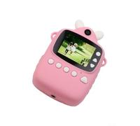 Fotocamera per bambini in ABS, stampa istantanea, display da 2,4 pollici | Video 1080P, funzione di stampa istantanea, gioco interattivo, facile da usare, fantastici ricordi