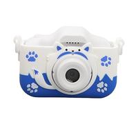 Fotocamera per Bambini, Schermo di Protezione per gli Occhi HD IPS da 2 Pollici con Registrazione HD Interfaccia Micro USB, Dotata di Cornici Interessanti, per Regali di (Blu)