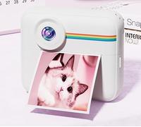Fotocamera per bambini, stampa istantanea, schermo da 2,4 pollici, fotocamera istantanea HD 1080p, stampa istantanea con carta da stampa e scheda SD da 32 GB, regalo di Natale e compleanno (bianco)