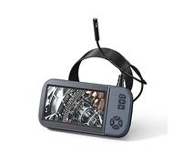Fotocamera per Fogne, Periscopio a doppia lente 1080P HD 8mm Endoscopio industriale Schermo IPS da 4,5 pollici Telecamera di ispezione flessibile serpente impermeabile(10m,Dual lens)