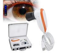 Fotocamera per Iridologia USB da 5.0 MP, Analizzatore Dell'iride Portatile, Obiettivo dell'iride HD 30x, Analizzatore della Lampada Sinistra, Telecamera per L'analisi Dell'iridologia