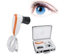 Fotocamera per Iridologia USB da 5.0 MP, Obiettivo dell'iride HD 30x, Lente D'ingrandimento Dell'iride 30X, Analizzatore Lampada Sinistra, Telecamera per L'analisi Dell'iridologia