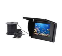 Fotocamera per Pesca Subacquea, Telecamera Portatile per Ecoscandaglio 1080P HD LED Fotocamera Impermeabile con Ampia Visuale di 220° e Monitor da 4,3 Pollici per Pesca in Kayak