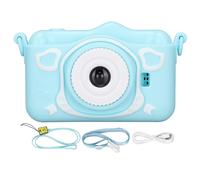 Fotocamera per selfie per bambini realizzata con materiali ecocompatibili, fotocamera digitale per bambini con batteria ricaricabile e funzionalità