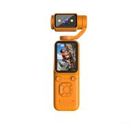 Fotocamera portatile Vlog 180 ° Flip Screen Design (arancione) | 5,5 ore per la durata della batteria, capacità 3000 mAh, registrazione estesa per viaggi ed eventi