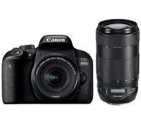 FOTOCAMERA REFLEX CANON EOS 800D, Zoom 3x, Risoluzione 24,2 megapixel, stabilizzatore optical Zoom ottico 3x, 18 megapixel, Nero