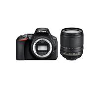 FOTOCAMERA REFLEX NIKON D5600, Zoom 5.8x, Risoluzione 6 × 4 pixel, stabilizzatore optical Zoom ottico 5.8x, 24,1 megapixel, Nero