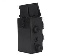 Fotocamera reflex pellicola 35mm nera estetica per migliorare le tue abilità fo