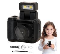 Fotocamera retrò a scatto, piccola fotocamera nostalgica, portachiavi con fotocamera piccola 1080p con 6 filtri modello, base di ricarica, fotocamera digitale portatile vintage, può essere caricata