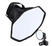 Fotocamera SLR Top Light - Copertura per scheda grigia portatile pieghevole | Ottagonale Soft Light Covver regolato per la maggior parte delle telecamere | Diffusore Flash - Riflettore SNOot Baffle