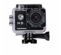 Grundig Action Cam 720P - Macchina Fotografica - Telecamera Sportiva Impermeabile - Action Camera Subacquea - Action Cam Moto - Videocamere Sportive - Videocamera da Casco per Moto - Nero